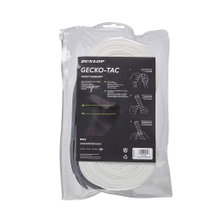 Dunlop Overgrip Gecko Tac 0.5mm (gładki, chwytliwy) biały 30 sztuk w opakowaniu